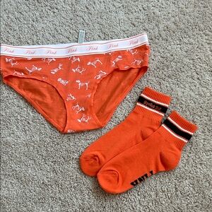 PINK Victoria's Secret Halloween Brief & Socks Set